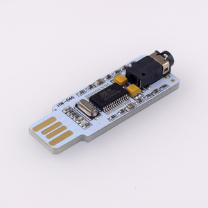 Hongwei Micro PCM2704 Mini carte son USB DAC sans pilote pour ordinateur de bureau et portable - Product Image 1