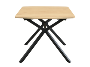 <span class=keywords><strong>Table</strong></span> <span class=keywords><strong>de</strong></span> salle à manger industrielle extensible en MDF, style papillon, avec pieds en métal noir, pour économiser <span class=keywords><strong>de</strong></span> l'espace, vente en gros d'usine - Product Image 2