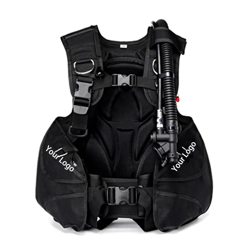 Custom Logo Scuba Diving BCD Vest Outdoor Training Buoyancy Compensator Safety BCD for Swim Snorkeling Gear Regulator Set