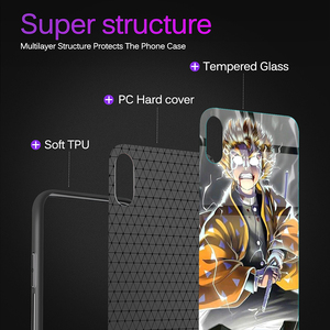 Ốp Lưng Điện Thoại Di Động Chống Trầy Xước Thiết Kế Anime Demon Slayer Cho Iphone Xs 11 12 Pro Max Ốp Lưng Chất Lượng Hàng Đầu- - Product Image 4