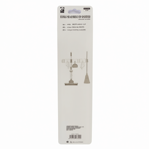 Clip de fixation mural à ventouse 4 têtes pour balai, lot de 6, pour outils de nettoyage - Product Image 1