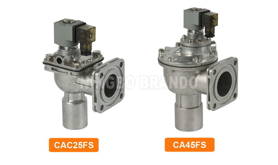 CAC25FS 1'' Flanged FS Series Diaphragm Solenoid Pulse Jet Valve For Dust Collector
