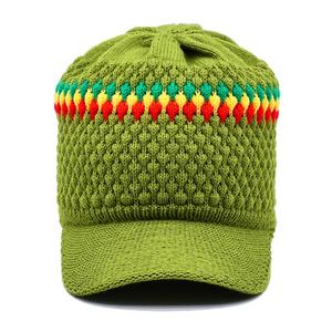 Gorros de invierno clásicos acrílicos con visera, gorros de béisbol tejidos con Cable grueso, gorro de esquí, gorros suaves y cálidos para hombres, gorros - Product Image 3