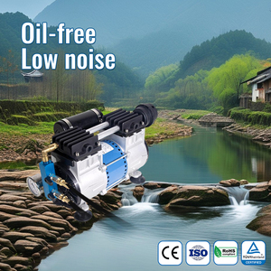 เครื่องเติมอากาศบ่อปลา 330W 4CFM ปั๊มลมแบบลูกสูบ ชุดระบบเติมอากาศครบชุด สำหรับฟาร์มปลาและเพาะเลี้ยงสัตว์น้ำ - Product Image 3