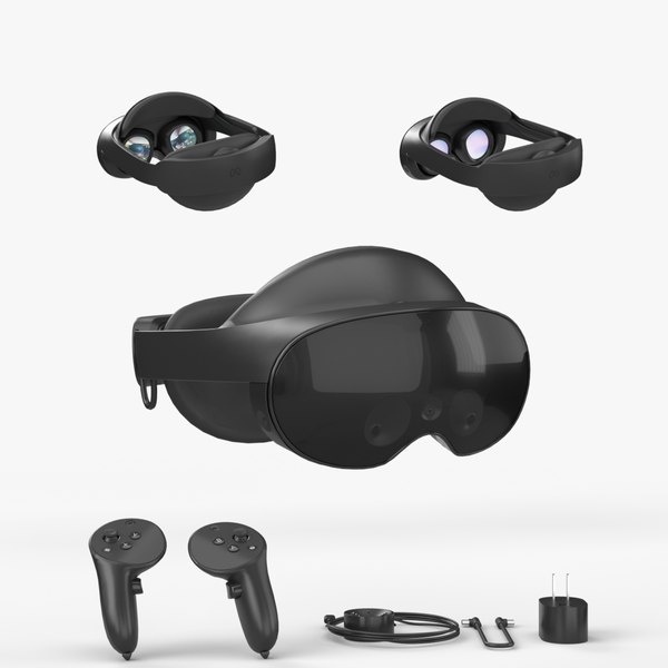 MetaQuests Pro Advanced All in One VR/MR Headset with 12GB RAM+128GB Storage 1080p/4K HD MicroSD Support for 5.2 Link Air Link