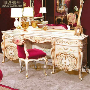 European <strong>Victorian</strong> Solid Wood Bedroom Furniture Luxury Villa Palace <strong>Dressing</strong> <strong>Table</strong> French Gold Carving <strong>Dressing</strong> Lady <strong>Table</strong> - Product Image 5