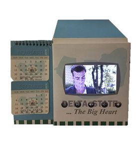 Promotion Calendar Video Brochure Lcd Digital Calendar Lcd Display Card