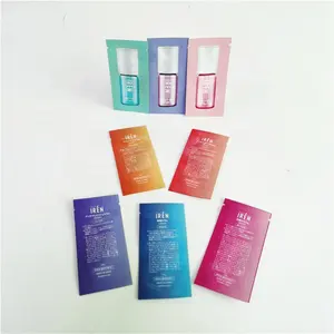 Tùy Chỉnh Mỹ Phẩm Mặt Nạ Túi Chăm Sóc Da Kem Lotion Bao Bì Mẫu Gói Mỹ Phẩm Túi Nhôm Ba Side Seal Pouch