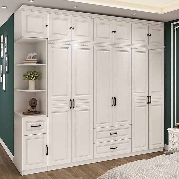 Modern Wooden Furniture Cabinet for Clothes Closet Custom Wardrobe Bedroom