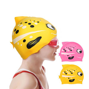 Alta calidad OEM impresión personalizada imagen <span class=keywords><strong>de</strong></span> dibujos animados lindos seguros gorras <span class=keywords><strong>de</strong></span> silicona impermeable <span class=keywords><strong>piscina</strong></span> gorra <span class=keywords><strong>de</strong></span> cabeza <span class=keywords><strong>para</strong></span> niños - Product Image 1