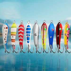 Raylor vente en gros – Nouveaux leurres de pêche à la cuillère en métal (fer) personnalisés, <span class=keywords><strong>pas</strong></span> chers, avec hameçons lents de 11g, 16g, 21g, 26g - Product Image 1