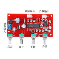Module d'amplificateur de préamplification NE5532 avec alimentation simple, potentiomètre, version séparée, carte de tonalité UPC1892CT