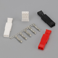 Câble de raccordement en silicone SYP 2,54 mm 2 broches mâle/femelle, rouge, avec connecteur JST 2,54 mm 2P 3P et terminal RCY
