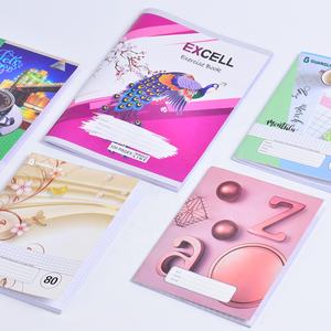 Прямая поставка с завода, изысканная печать, красочная тетрадь для упражнений, световой узор, Офисная тетрадь, студенческий кампус, квадратная, степленная тетрадь - Product Image 4