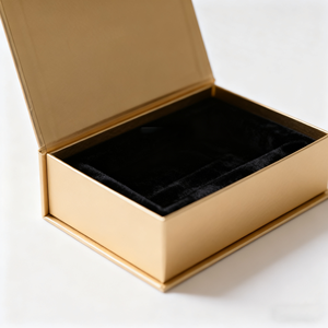 Bespoke coffrets cadeaux Vàng tông tùy chỉnh thiết kế từ cứng nhắc bao bì UV dập nổi tái chế sang trọng bao bì hộp - Product Image 2