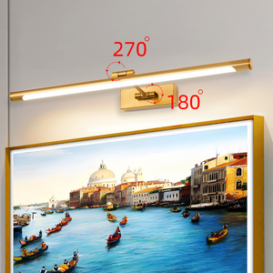 Applique murale LED moderne en fer E26 12W, CRI 95 élevé, étanche IP44 pour salle de bain et salon - Product Image 6