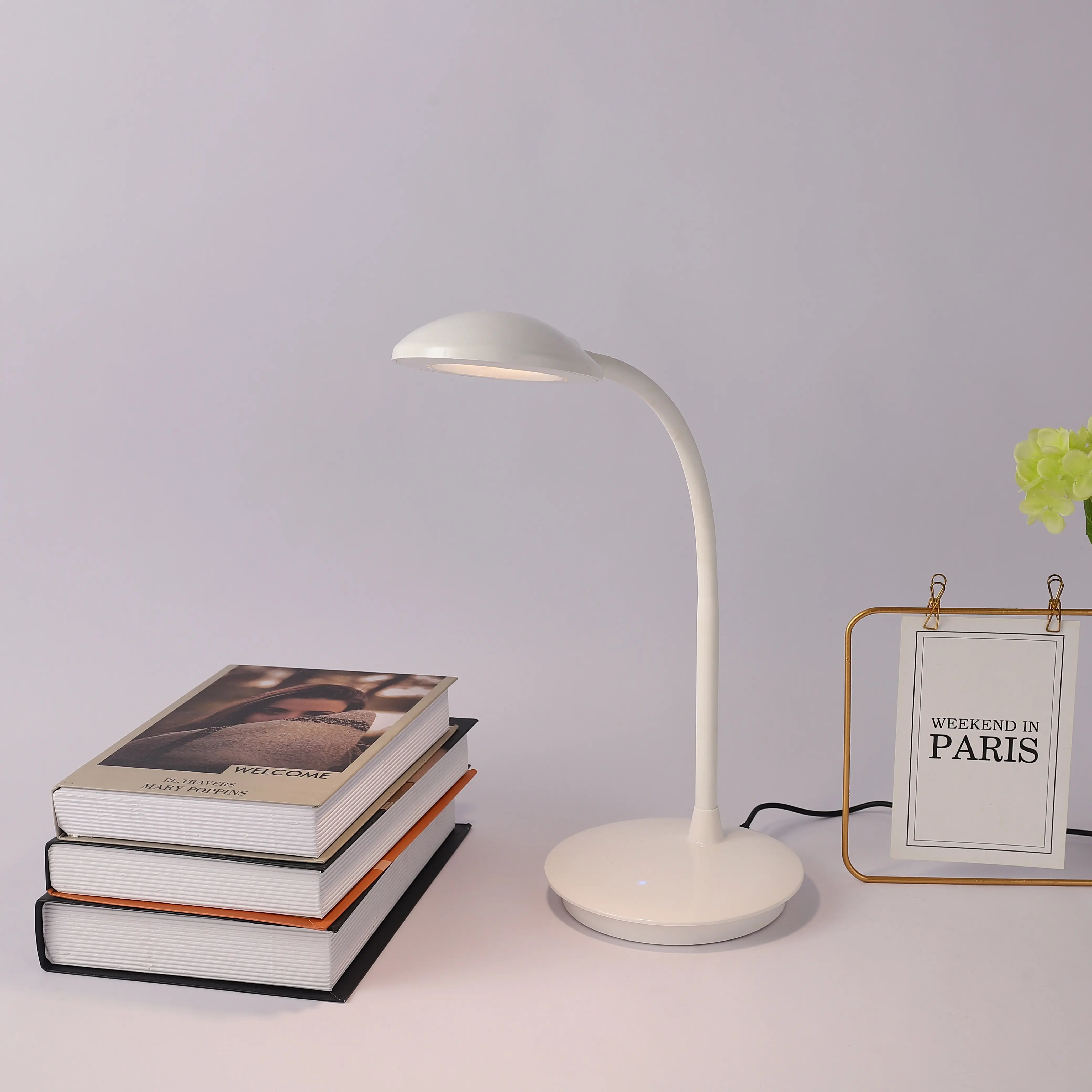 Hot Sales Amazon einziehbare LED-Lesung Aluminium Tisch lampe Dimmbare Lese lampen LED Weiße Tisch lampe für Hotel/Schlafzimmer/Studie