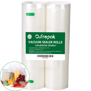 High Quality Plastic Bags Heat Seal Rolls Embossed Food Sealer Vacuum Storage Bags Rolls with BPA Free
