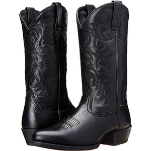 Stivali <span class=keywords><strong>da</strong></span> Uomo Stile Western Vintage con Logo Personalizzabile, a Metà Polpaccio in Vera Pelle, Modello Slip-On Cowgirl <span class=keywords><strong>Cowboy</strong></span> <span class=keywords><strong>da</strong></span> Caviglia per la Primavera - Product Image 3
