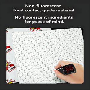 Xiamen Custom Logo Food-Grade Hamburger Aluminum <strong>Foil</strong> <strong>Paper</strong> Sheets Honeycomb Hotdog Sandwich Fast Food Wrapping Burger Wax <strong>Paper</strong> - Product Image 2