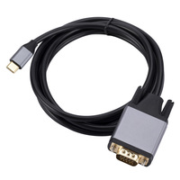 USB3.1 Typ C zu VGA Monitor Projektor Adapter kabel Audio & Video Kabel