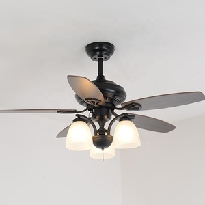 Luz de <span class=keywords><strong>ventilador</strong></span> de <span class=keywords><strong>techo</strong></span> Retro de 52 pulgadas Luz de <span class=keywords><strong>ventilador</strong></span> de control remoto de 3 velocidades para hoteles comerciales - Product Image 1