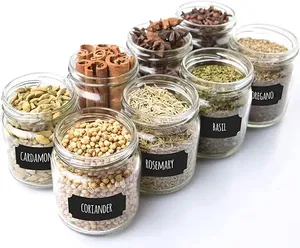 Tùy chỉnh tái sử dụng bảng đen nhãn dán không thấm nước bảng đen dán cho nhà bếp đựng thức ăn Mason lọ ly rượu - Product Image 2