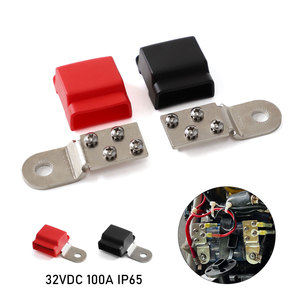 Bornes de batterie Blue Ocean 36V 100A rouge noir en acier inoxydable pour accessoires électriques de camping-car et de yacht - Product Image 3
