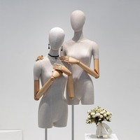 Maniquí de Mujer de Medio Cuerpo para Exhibición de la Parte Superior del Cuerpo, Personalización de Fábrica, Tendencia de Moda, Venta Caliente
