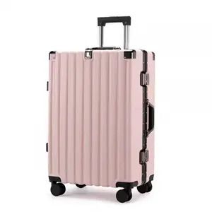 Fábrica Atacado Fabricante PP Alumínio Trolley Bagagem Define Leve Carry On Suitcase Set