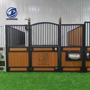 Fronts de box pour chevaux arabes de luxe royal, robustes et antirouille, cloisons de box équestres, portes de box pour chevaux avec remplissage en bambou sur mesure - Product Image 2