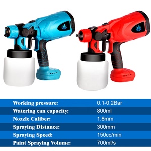 <span class=keywords><strong>Pistolet</strong></span> électrique sans fil 800ML Portable efficace portable meubles de maison revêtement en acier aérographe pour batterie <span class=keywords><strong>Makita</strong></span> 18V - Product Image 4