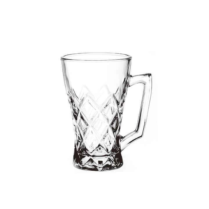 8 Oz Glass Coffee Mugs - Clear, Classic, and Sustainable