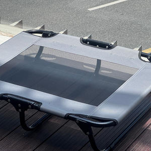 SANQIANG, cuna plegable cómoda para viajes al aire libre, cama para perros, cuna grande para perros, marco de acero elevado para interiores y exteriores, cama elevada para mascotas - Product Image 5