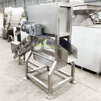 Machine de découpe de noix de coco verte en continu automatique personnalisée demi-coupeur de noix de coco jeune machine de traitement de l'eau de noix de coco