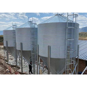 Système d'alimentation <span class=keywords><strong>pour</strong></span> élevage <span class=keywords><strong>de</strong></span> porcs Ferme Nouveau Silo à alimentation automatique galvanisé <span class=keywords><strong>de</strong></span> grande capacité 275g Stockage <span class=keywords><strong>de</strong></span> céréales <span class=keywords><strong>pour</strong></span> porcs - Product Image 3