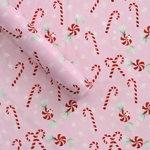 <b>Tissue</b> <b>paper</b> packaging <b>Colored</b> printed pink candies Factory ready stock Can be used for jewelry and clothing packaging - Product Image 1