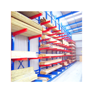 Entrepôts de support de tuyau de poutres en acier robustes Système de support en porte-à-faux double face pour un stockage sûr et efficace du bois d'œuvre - Product Image 2