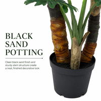 Arbre artificiel hyper-réaliste en PE Philodendron 180CM, ignifuge et résistant aux UV, écologique, décoration moderne de luxe, vente en gros directe usine
