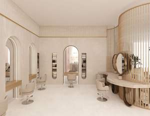 Station de <span class=keywords><strong>coiffure</strong></span> portable moderne avec miroir et éclairage LED, personnalisable pour salon de <span class=keywords><strong>coiffure</strong></span> - Product Image 4