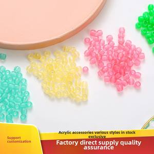 Luminous Series Large Hole Bucket <strong>Beads</strong> Mix Colour Loose Acrylic <strong>Pony</strong> <strong>Beads</strong> for Amazon Direct Supply Acrylic Plastic Lucite <strong>Bead</strong> - Product Image 3