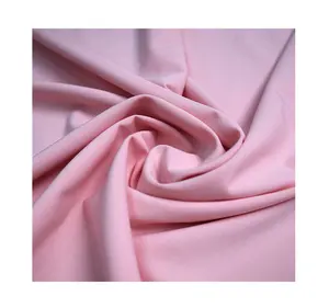 Stokta 100D Polyester 4 yönlü streç spandex düz boyalı kumaş 130gsm su geçirmez kumaş