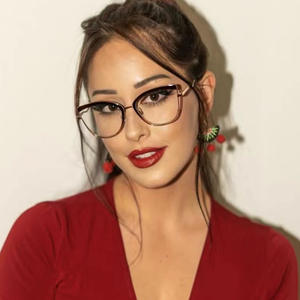 Montures de lunettes de vue œil de chat FalaiEr 87103 TR90, monture intégrale, protection anti-lumière bleue, unisexe, verres en acétate - Product Image 4