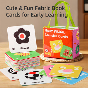 Tarjetas de Alfabeto Suave con Bolsa de Almacenamiento de Tela para Bebés, Niños Pequeños y Niños, Tarjetas Flash de Aprendizaje ABC, Libro Silencioso para Bebés, 26 Unidades - Product Image 2