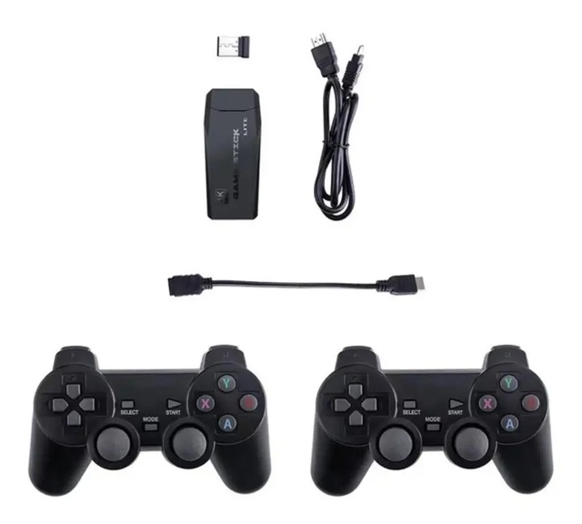 Popular M8 Handheld Mini Video Game Console 64G 2.4G Double Wireless Stick Portable 4K 20000+ Retro Game Controller Video Games