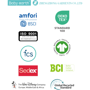 Factory Wholesale Custom Bamboo Breathable Baby <strong>Wear</strong> Long Zipper Jumpsuit Newborn Romper Baby Romper - Product Image 6