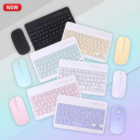 Nouvelle Souris Clavier Sans Fil USB Personnalisée en Arabe, Espagnol, Russe, Allemand, Français, Coréen pour iPad IOS Android