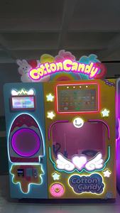 Máquina automática de algodón de azúcar que funciona con monedas Arcade, máquina expendedora de juegos con volante de caramelo para Centro Comercial - Product Image 3