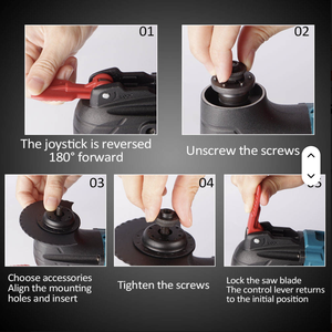 Lithium Battery Universal Treasure Cutter Saw Woodworking Oscillating <b>Tool</b> Shovel Openings Cutting <b>Tools</b> Lithium Battery <b>Power</b> O - Product Image 5