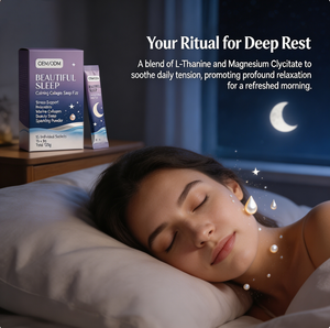 Poudre de boisson pour le sommeil OEM ODM : Magnésium Glycinate, L-Théanine, Ashwagandha, Collagène <span class=keywords><strong>Marin</strong></span> – 15 Sachets – Boisson Beauté Sommeil - Product Image 3